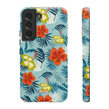 Hawaiian Flowers-Phone Case-Samsung Galaxy S22-Glossy-Movvy