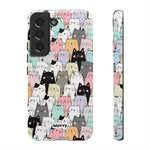 Cat Lady-Phone Case-Samsung Galaxy S22-Matte-Movvy