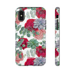Succulent Roses-Phone Case-iPhone X-Glossy-Movvy