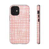 Seaside Plaid-Phone Case-iPhone 12 Mini-Glossy-Movvy