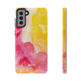 Sunset Watercolor-Phone Case-Samsung Galaxy S21 Plus-Glossy-Movvy