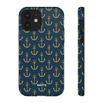 Gold Anchors-Phone Case-iPhone 12-Matte-Movvy