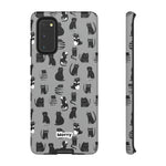 Black Cat-Phone Case-Samsung Galaxy S20-Matte-Movvy
