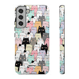 Cat Lady-Phone Case-Samsung Galaxy S22 Plus-Matte-Movvy
