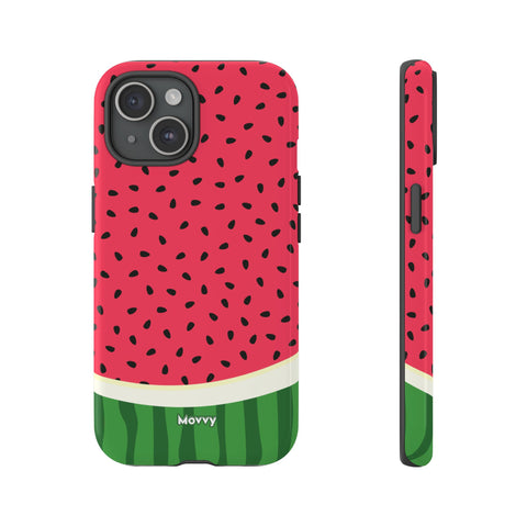 Watermelon-Phone Case-iPhone 15-Glossy-Movvy