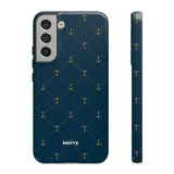 Anchor Quilt-Phone Case-Samsung Galaxy S22 Plus-Glossy-Movvy