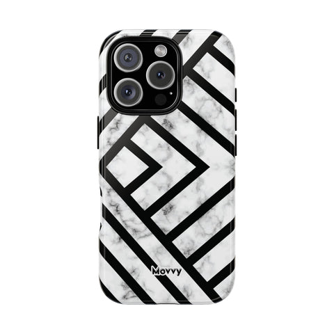 Lined-Phone Case-Printify-iPhone 16 Pro-Glossy-Movvy