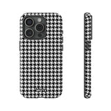 Houndstooth-Phone Case-iPhone 15 Pro-Glossy-Movvy