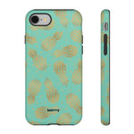 Caribbean Pineapple-Phone Case-iPhone 8-Matte-Movvy