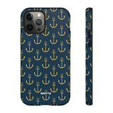 Gold Anchors-Phone Case-iPhone 12 Pro-Matte-Movvy