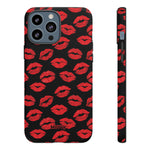Red Lips (Black)-Phone Case-iPhone 13 Pro Max-Matte-Movvy