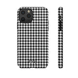 Houndstooth-Phone Case-iPhone 11 Pro-Matte-Movvy