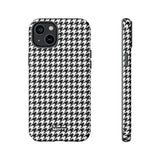 Houndstooth-Phone Case-iPhone 14 Plus-Matte-Movvy