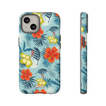 Hawaiian Flowers-Phone Case-iPhone 14-Matte-Movvy