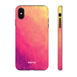 Sunset Brushstrokes-Phone Case-iPhone XS MAX-Matte-Movvy