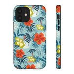 Hawaiian Flowers-Phone Case-iPhone 12-Matte-Movvy