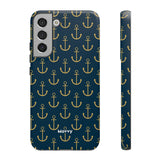 Gold Anchors-Phone Case-Samsung Galaxy S22 Plus-Matte-Movvy