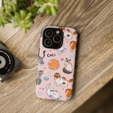 The Cat's Meow-Phone Case-Printify-Movvy