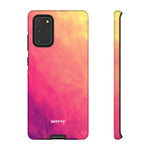 Sunset Brushstrokes-Phone Case-Samsung Galaxy S20+-Glossy-Movvy
