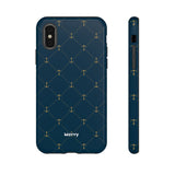 Anchor Quilt-Phone Case-iPhone X-Glossy-Movvy