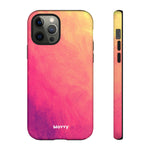 Sunset Brushstrokes-Phone Case-iPhone 12 Pro-Matte-Movvy