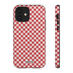 Gingham-Phone Case-iPhone 12-Glossy-Movvy
