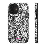 Laced Fleurs-Phone Case-iPhone 12-Matte-Movvy