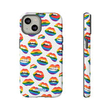 Rainbow Kiss-Phone Case-iPhone 14-Matte-Movvy