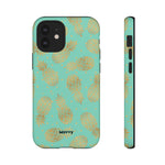 Caribbean Pineapple-Phone Case-iPhone 12 Mini-Matte-Movvy