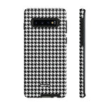 Houndstooth-Phone Case-Samsung Galaxy S10-Matte-Movvy