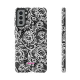 Laced Fleurs-Phone Case-Samsung Galaxy S21 Plus-Glossy-Movvy