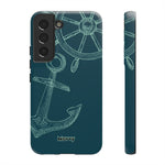 Wheel and Anchor-Phone Case-Samsung Galaxy S22-Matte-Movvy