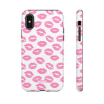 Pink Lips-Phone Case-iPhone X-Glossy-Movvy