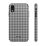 Houndstooth-Phone Case-iPhone XR-Matte-Movvy