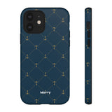 Anchor Quilt-Phone Case-iPhone 12-Matte-Movvy