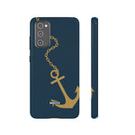 Gold Chained Anchor-Phone Case-Samsung Galaxy S20 FE-Glossy-Movvy