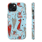 Cats and Lattes-Phone Case-iPhone 13-Matte-Movvy