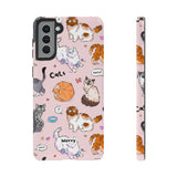 The Cat's Meow-Phone Case-Samsung Galaxy S21 Plus-Matte-Movvy