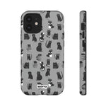 Black Cat-Phone Case-iPhone 12 Mini-Glossy-Movvy