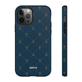 Anchor Quilt-Phone Case-iPhone 12 Pro-Glossy-Movvy