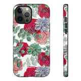 Succulent Roses-Phone Case-iPhone 12 Pro Max-Glossy-Movvy