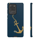 Gold Chained Anchor-Phone Case-Samsung Galaxy S20 Ultra-Glossy-Movvy