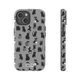 Black Cat-Phone Case-iPhone 15-Glossy-Movvy