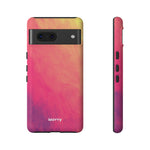 Sunset Brushstrokes-Phone Case-Google Pixel 7-Matte-Movvy