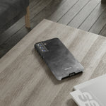 Grayscale Brushstrokes-Phone Case-Movvy