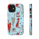 Cats and Lattes-Phone Case-iPhone 12 Mini-Matte-Movvy