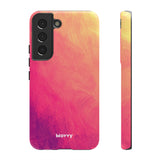 Sunset Brushstrokes-Phone Case-Samsung Galaxy S22-Matte-Movvy