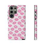 Pink Lips-Phone Case-Samsung Galaxy S23 Ultra-Matte-Movvy