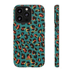 Turquoise Leopard-Phone Case-iPhone 13 Pro-Matte-Movvy