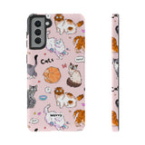 The Cat's Meow-Phone Case-Samsung Galaxy S21 Plus-Glossy-Movvy
